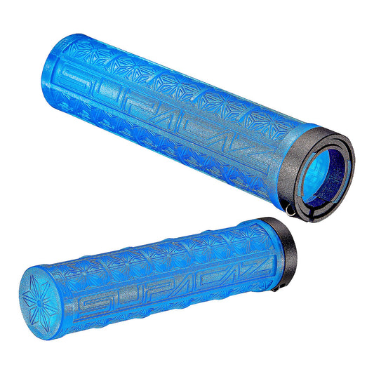 Supacaz Grizips Grip in Neon Blue