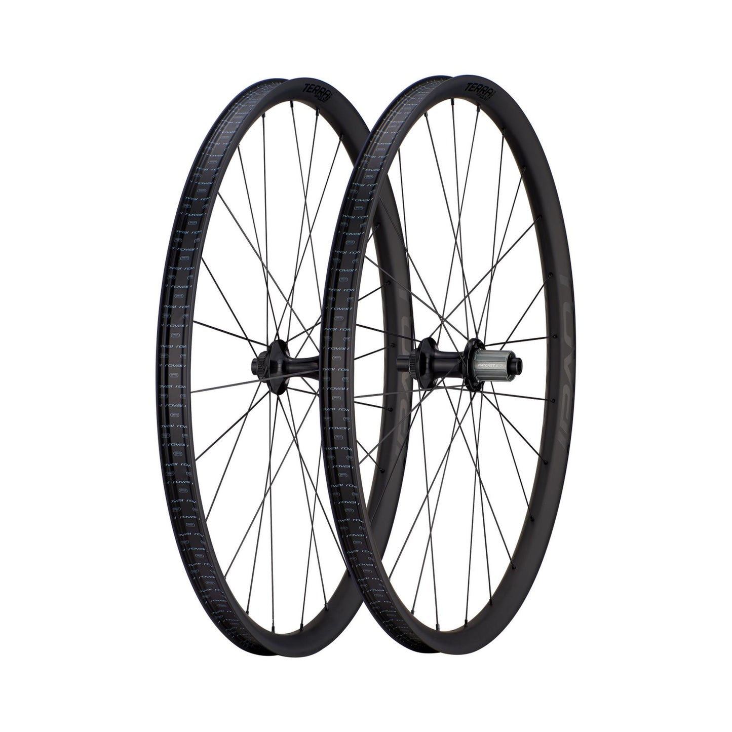 Roval Terra CLX EVO Wheelset in Satin CarbonGloss Black