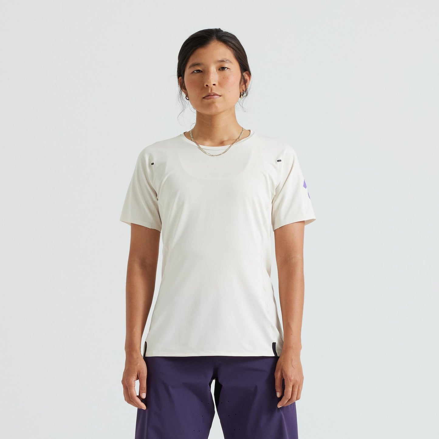 Women's Trail Air Short Sleeve Jersey in Birch White