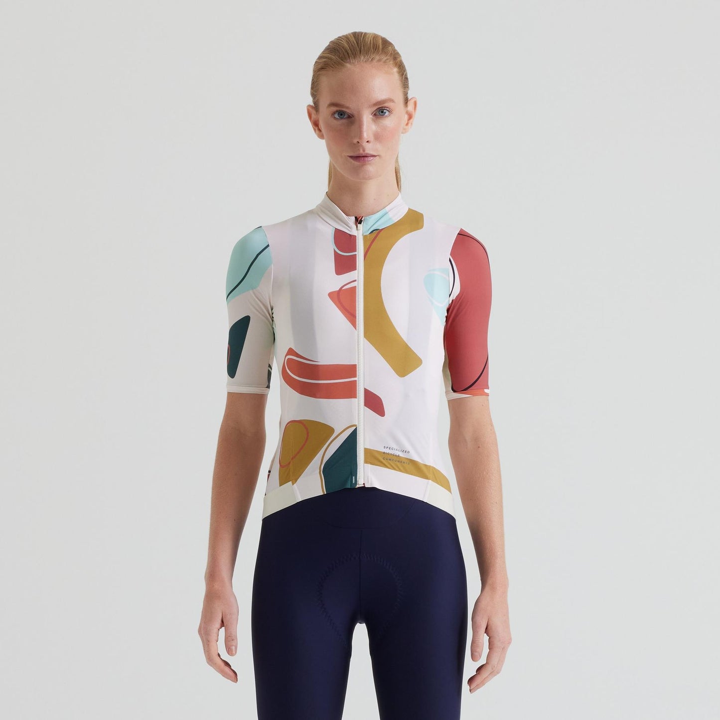 Women's Prime Short Sleeve Jersey in Birch White/Multi Gather