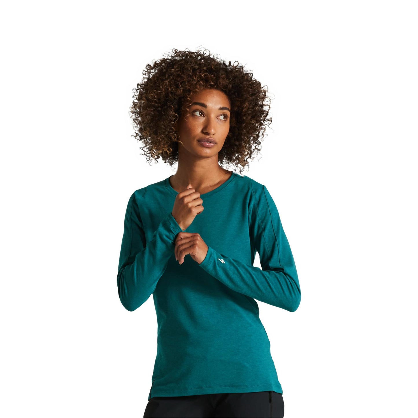 Women's Trail Long Sleeve Jersey in Tropical Teal