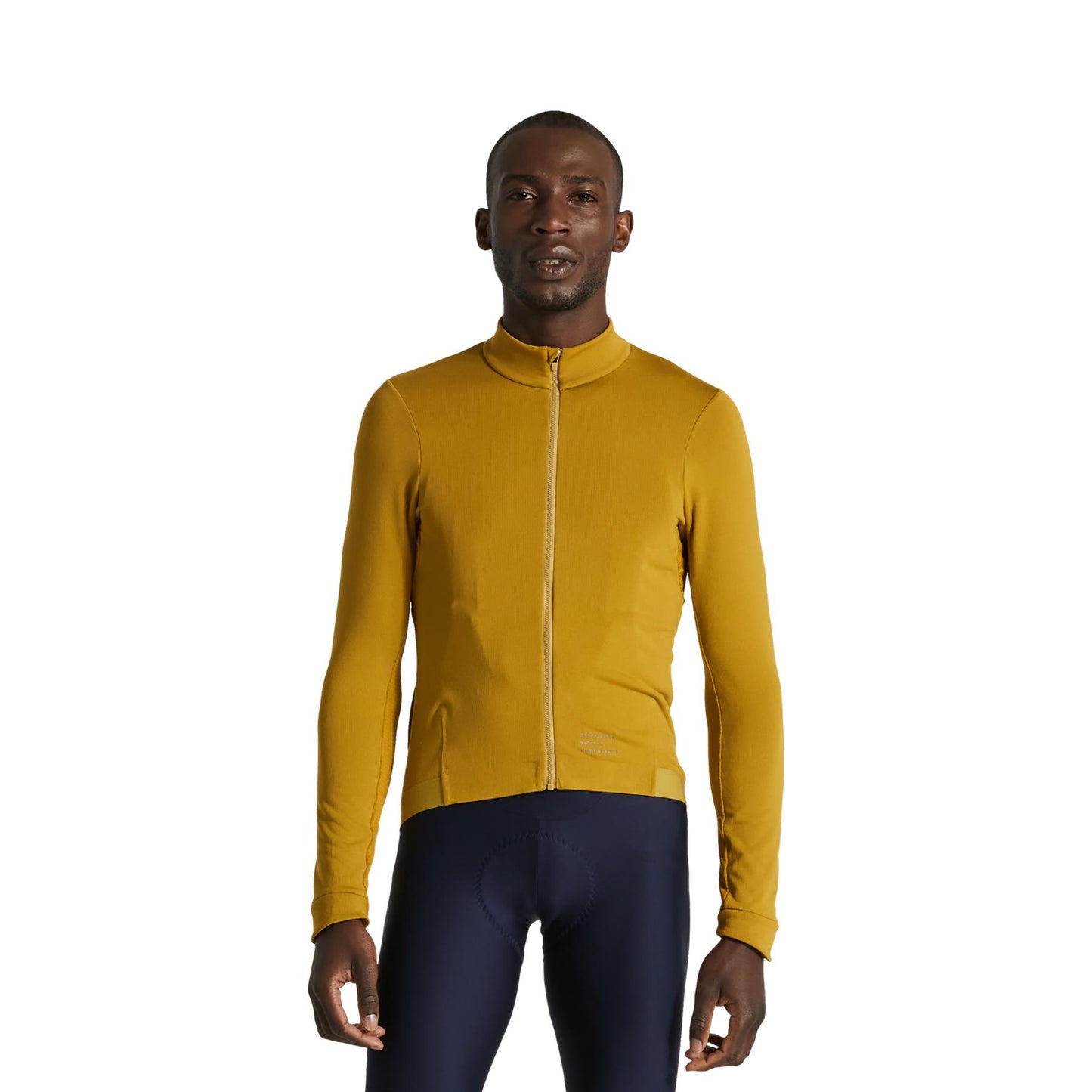 Mens Prime Power Grid Long Sleeve Jersey in Harvest Gold