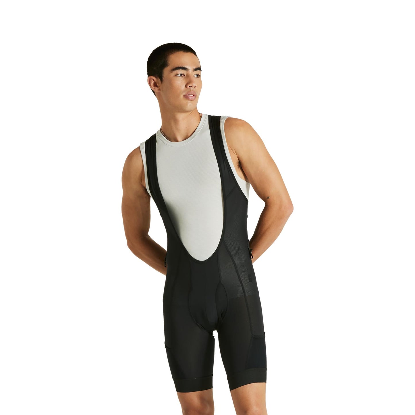 Men's Mountain Liner Bib Shorts with Swat‰ã¢ in Black