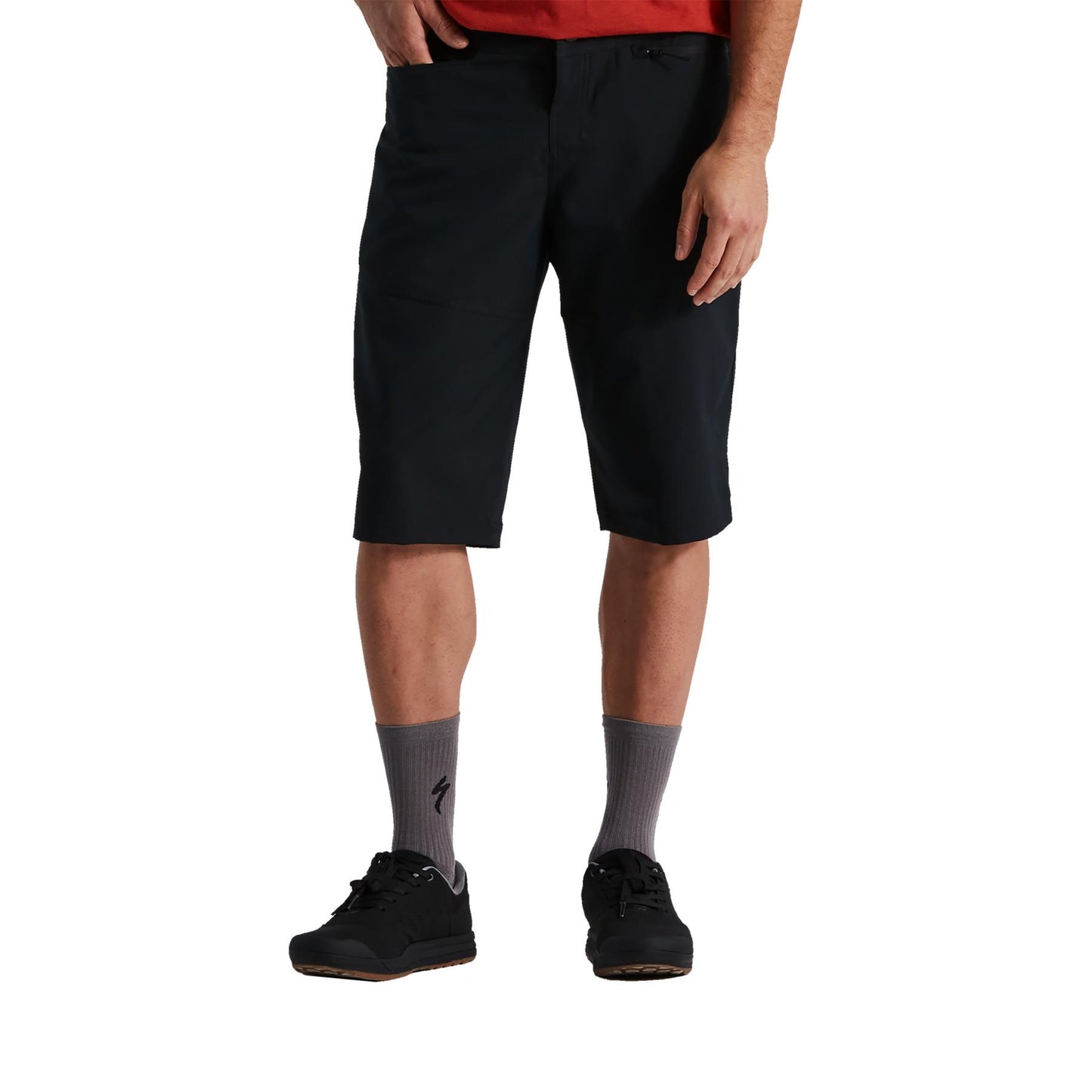 Men's Trail Shorts with Liner in Black