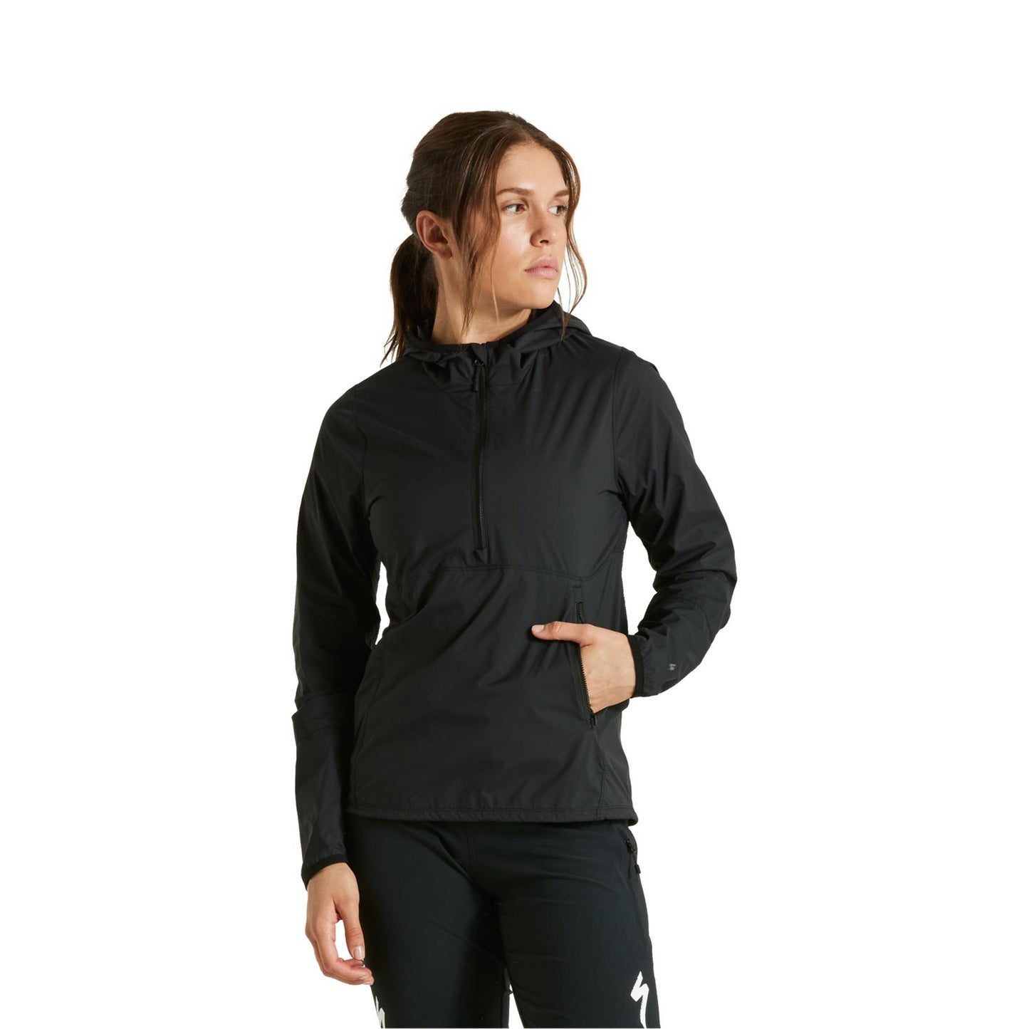 Women's Trail Wind Jacket in Black