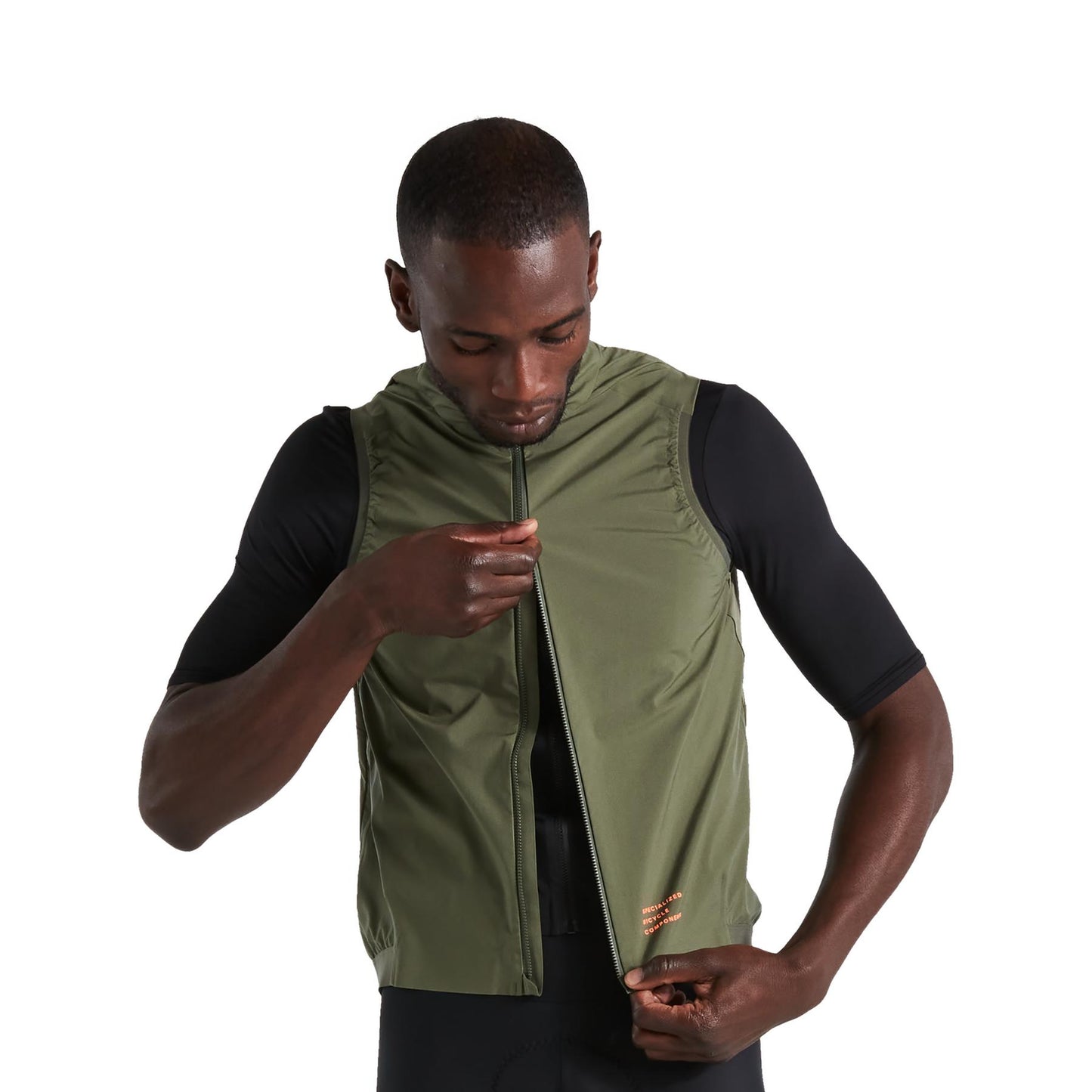 Men's Prime Wind Vest in Oak Green