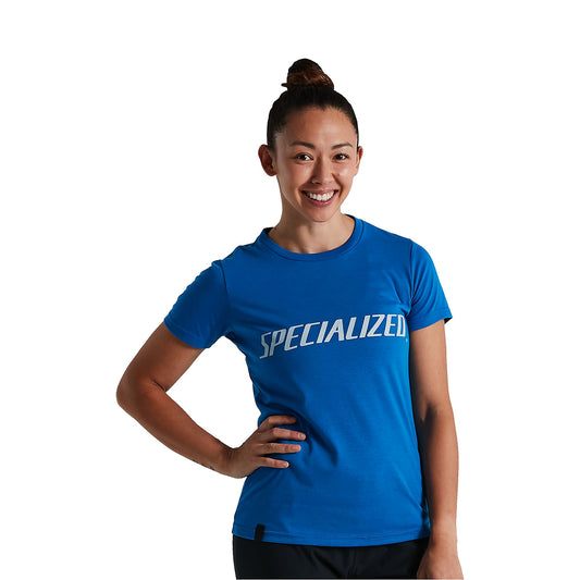 Womens Wordmark T-Shirt in Cobalt