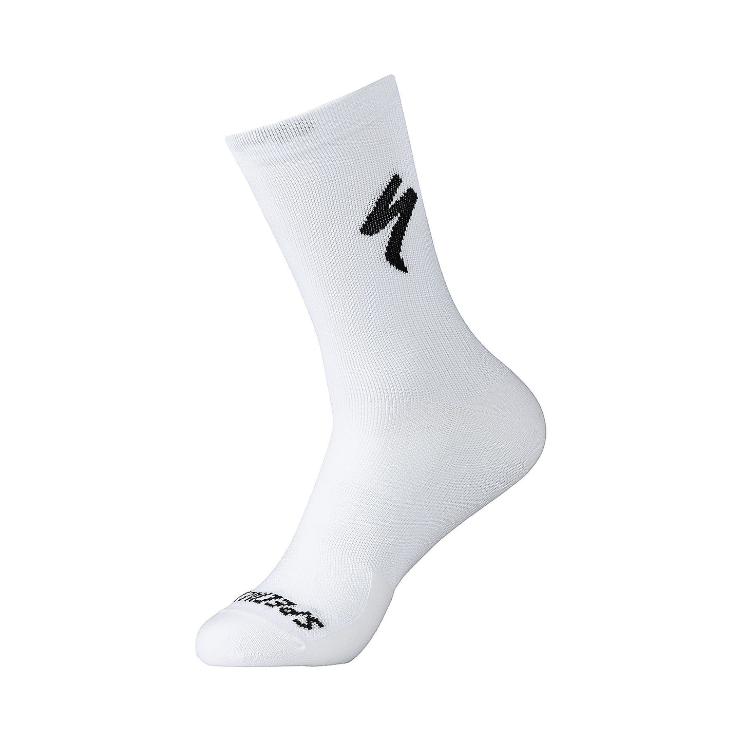 Soft Air Road Tall Sock in White/Black