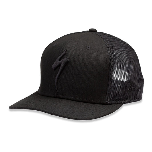 NEW ERA TRUCKER HAT S-LOGO BLK OSFA