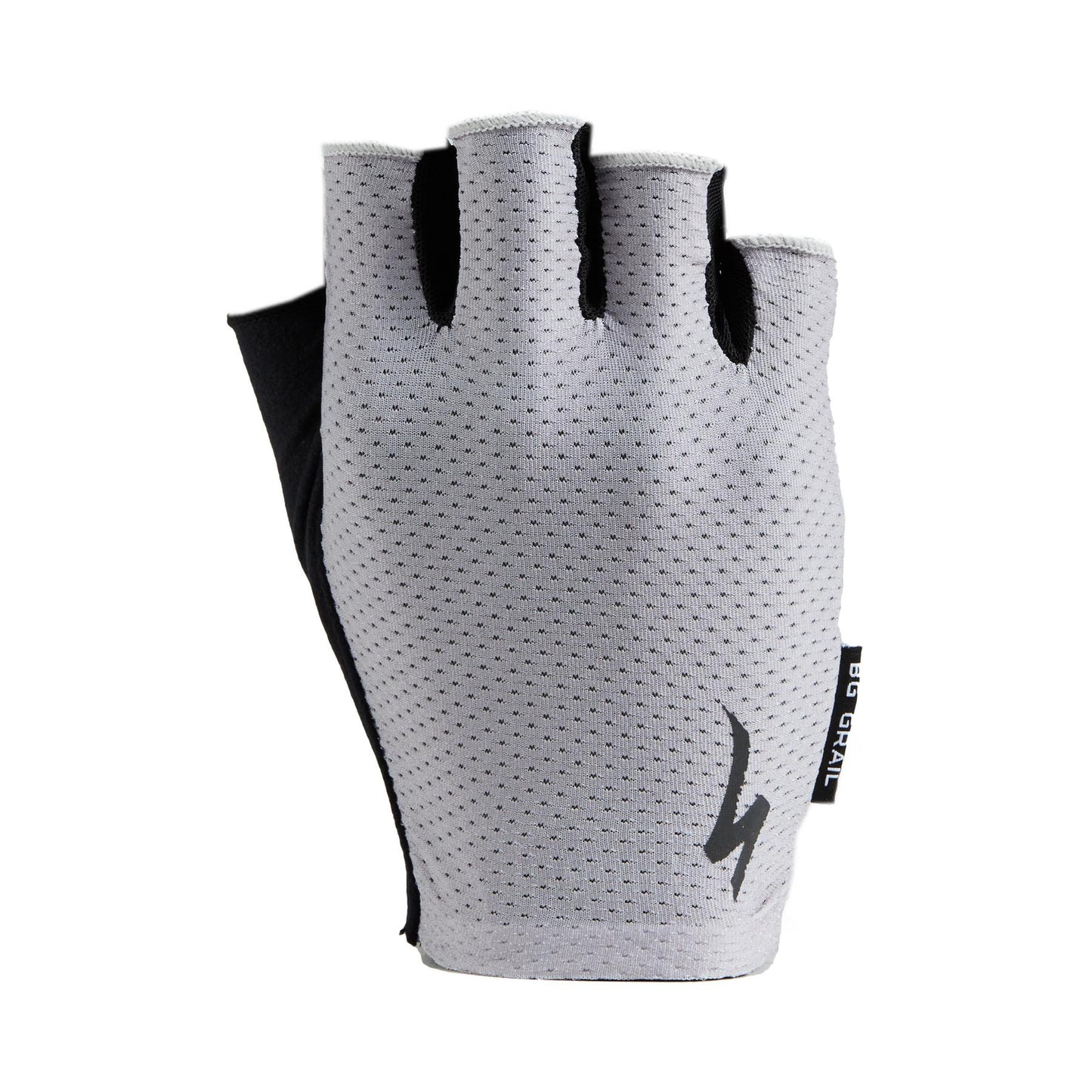 Men's Body Geometry Grail Short Finger Gloves in Silver