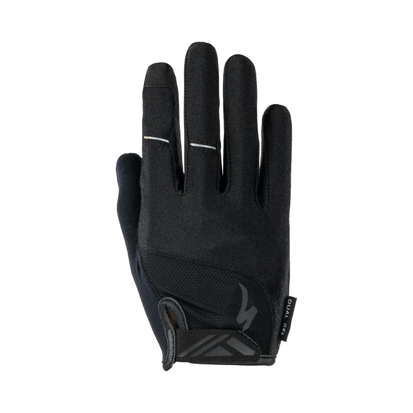 Men's Body Geometry Dual-Gel Long Finger Gloves in Black