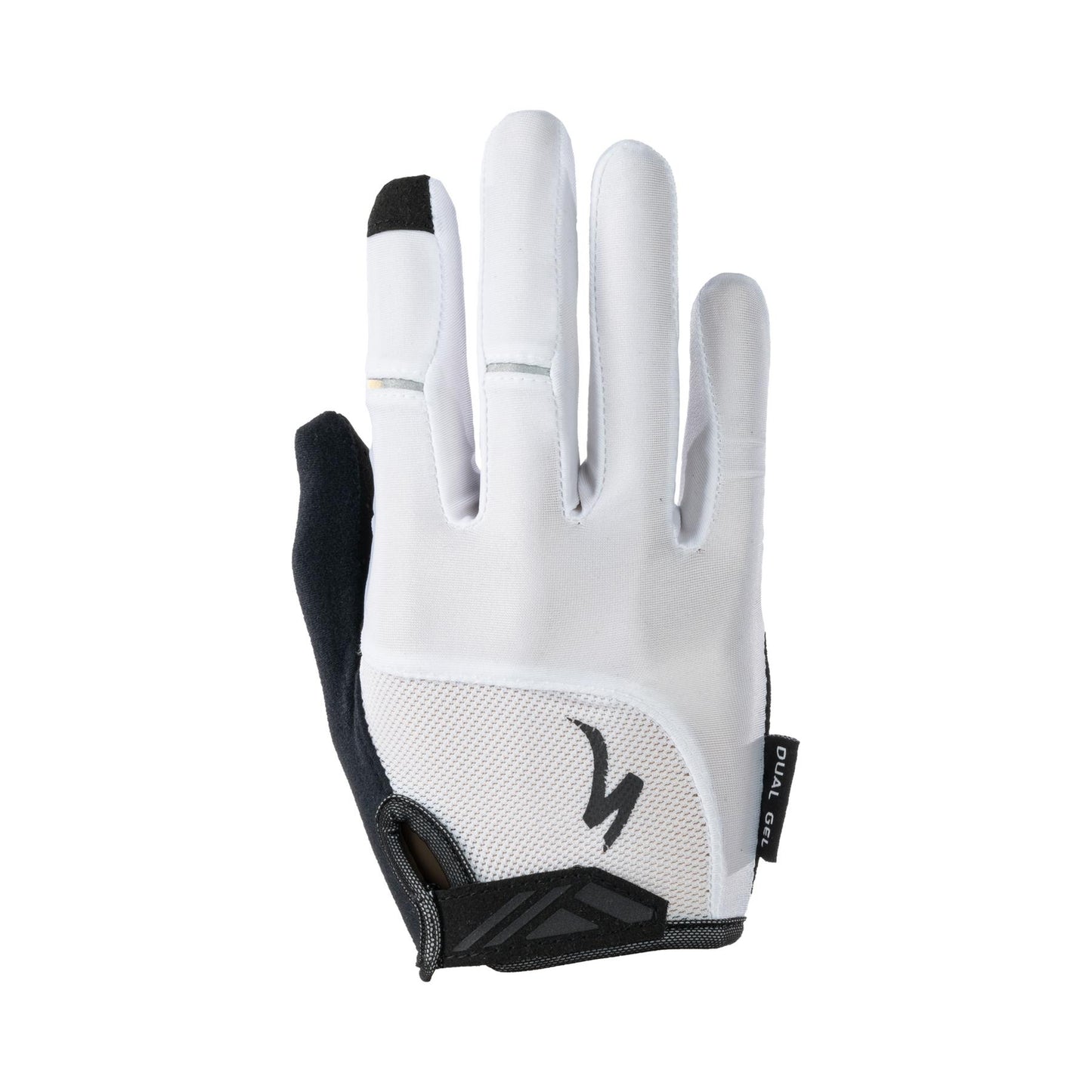 Women's Body Geometry Dual-Gel Long Finger Gloves in White