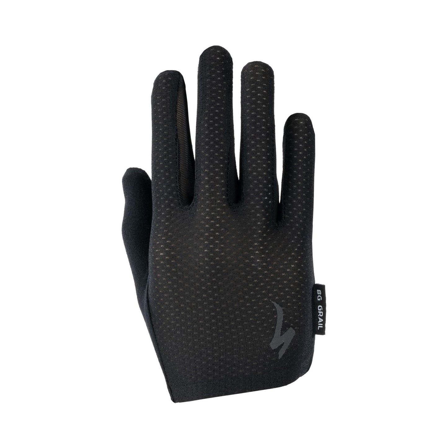 Womens Body Geometry Grail Long Finger Gloves in Black