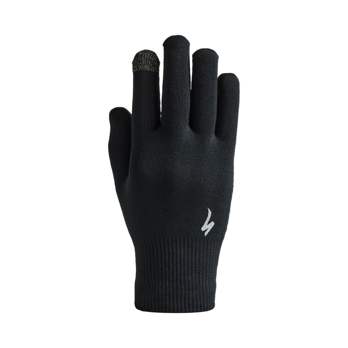 Thermal Knit Gloves in Black