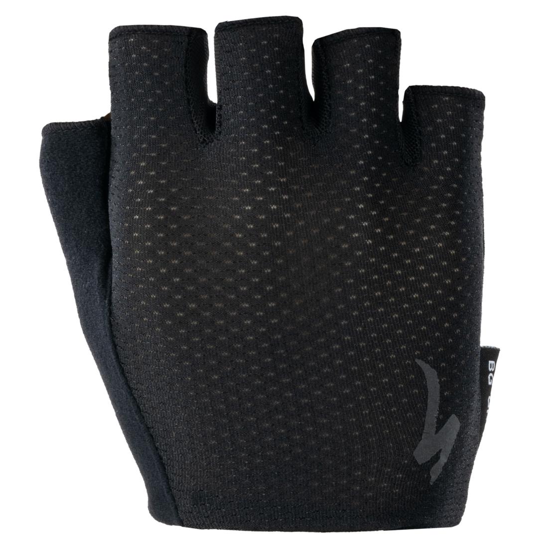 Mens Body Geometry Grail Short Finger Gloves in Black