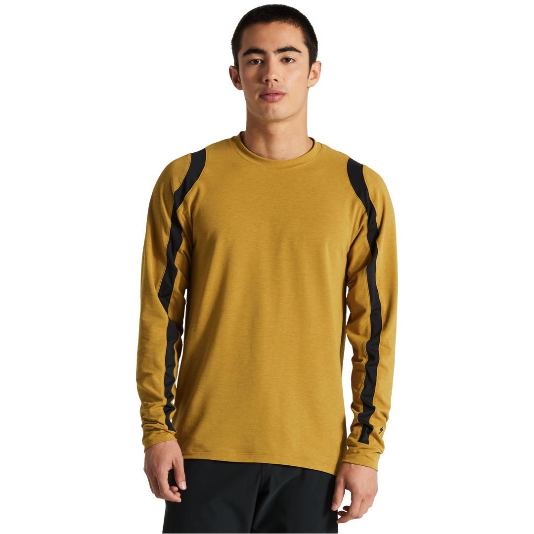 Men's Trail Long Sleeve Jersey in Harvest Gold