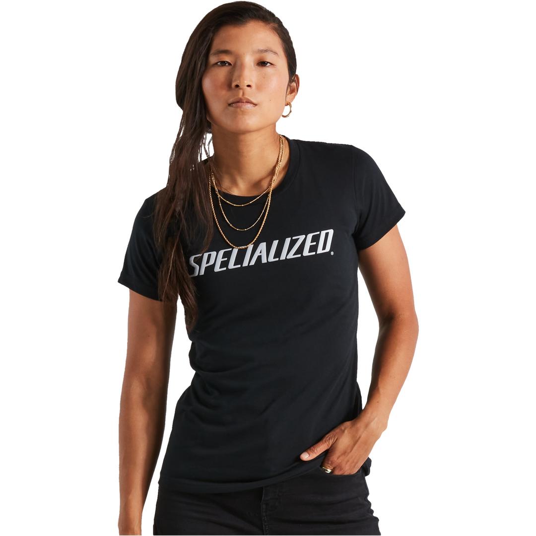 Women's Wordmark Short Sleeve T-Shirt in Black