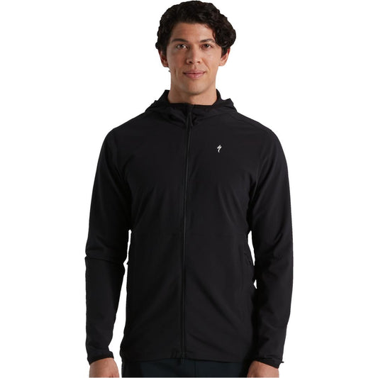 Mens Legacy Wind Jacket in Black