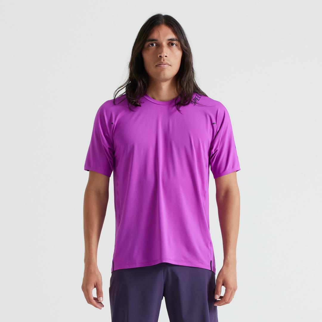 Men's Trail Air Short Sleeve Jersey in Purple Orchid