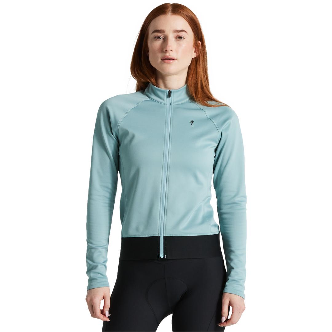 Women's RBX Expert Long Sleeve Thermal Jersey in Arctic Blue