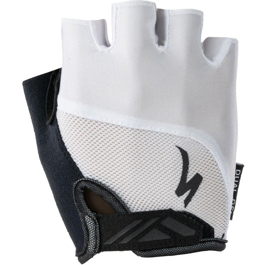 Women's Body Geometry Dual-Gel Short Finger Gloves in White