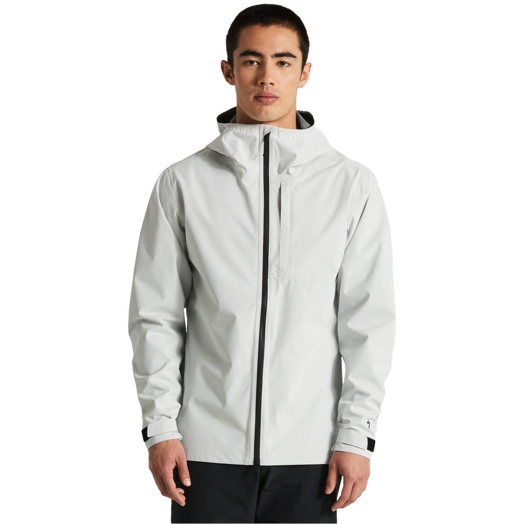 Men's Trail Rain Jacket in Dove Grey