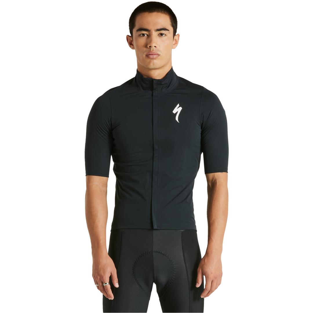 Men's SL Pro Short Sleeve Rain Jersey in Black