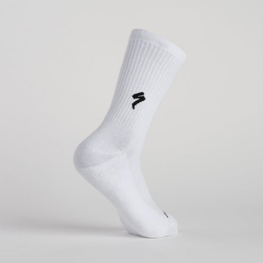 Cotton Tall Socks in White