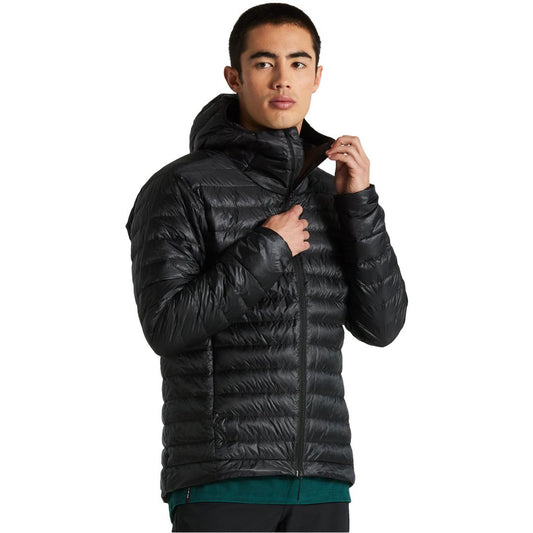 Mens Packable Down Jacket in Black