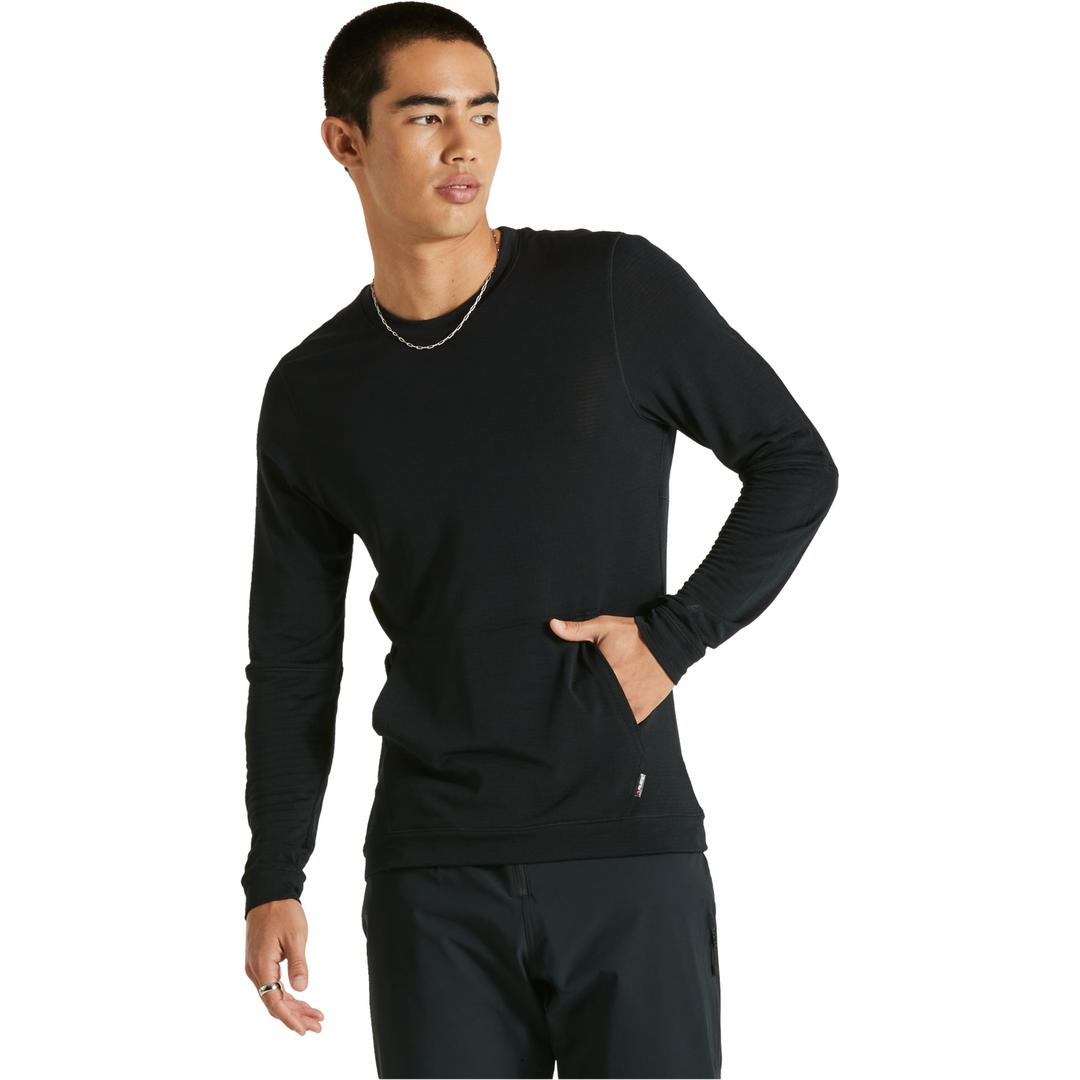 Men's Trail Thermal Jersey in Black