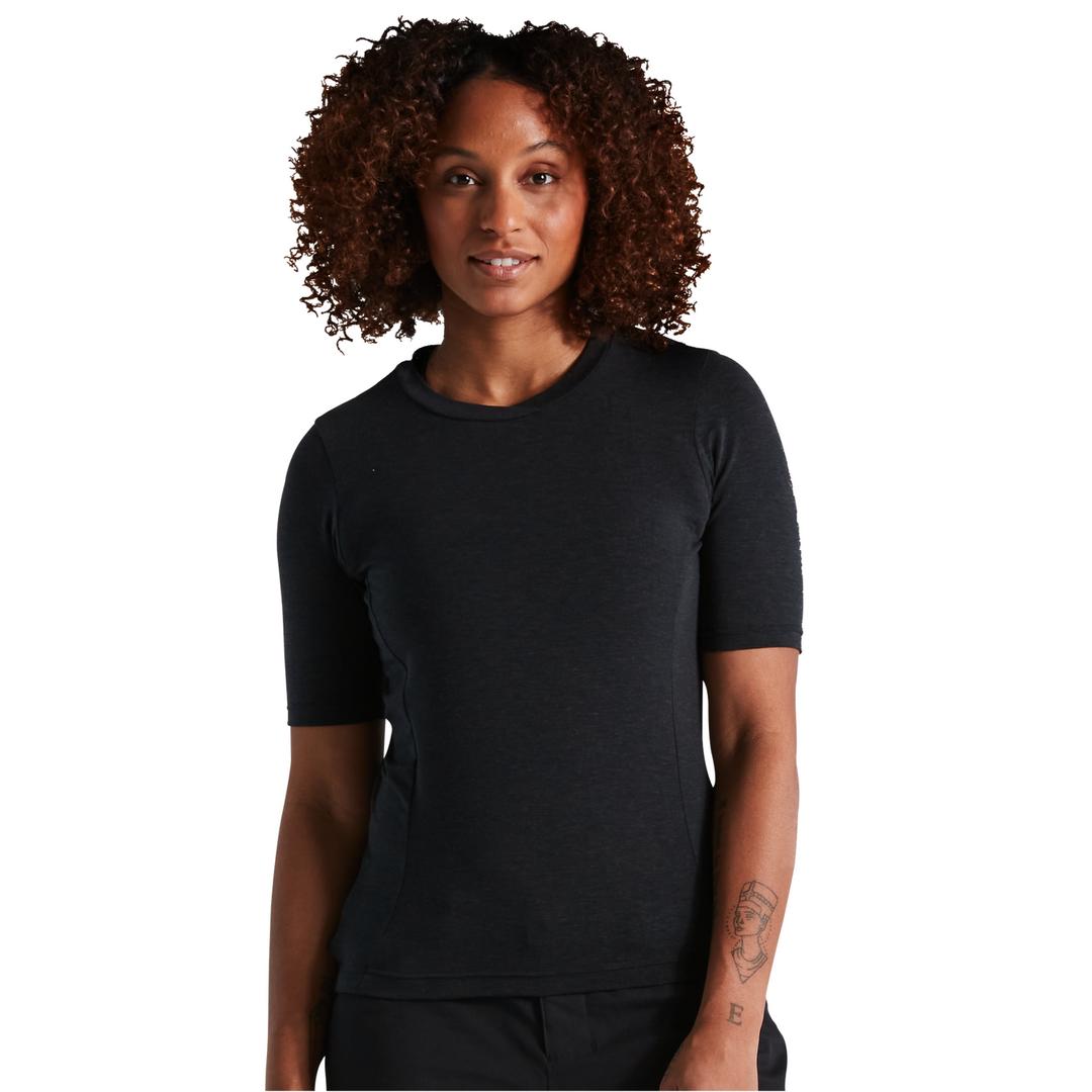Women's ADV Short Sleeve Jersey in Black
