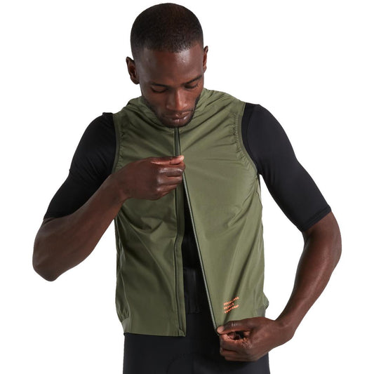 Men's Prime Wind Vest in Oak Green