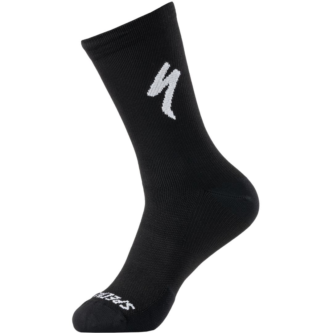 Soft Air Road Tall Sock in Black/White