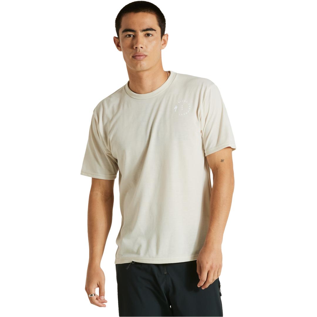 Stoke Short Sleeve T-Shirt in White Mountains