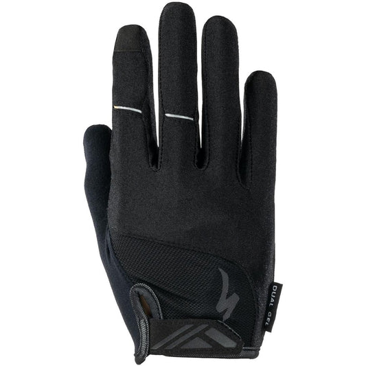 Men's Body Geometry Dual-Gel Long Finger Gloves in Black
