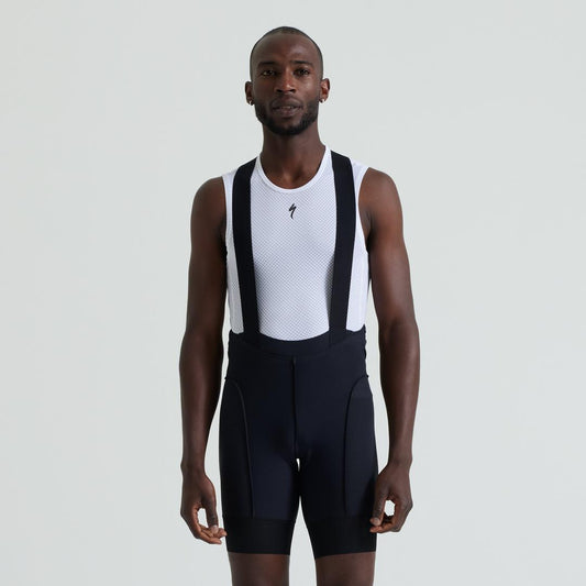 Mens Prime Swat Liner Bib Shorts in Black