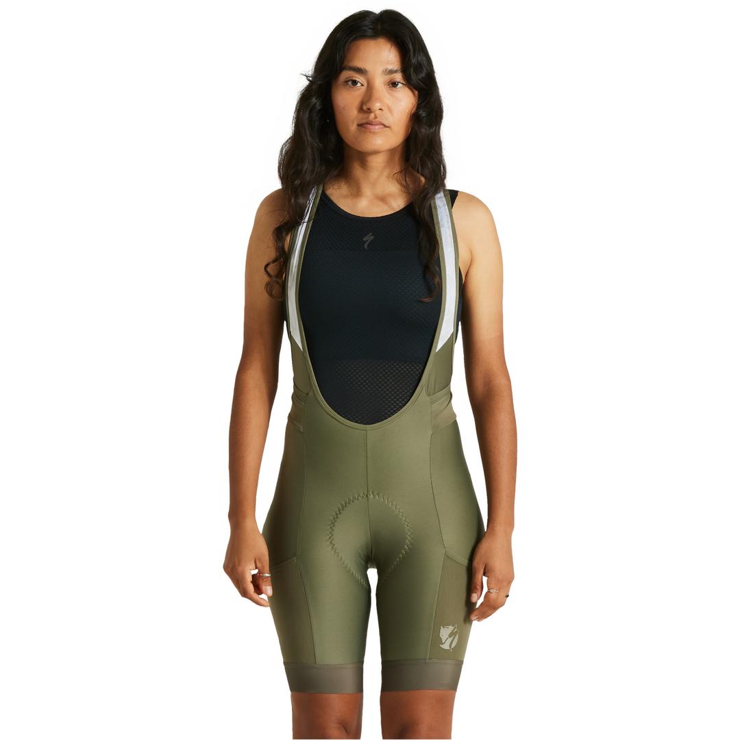 Women's Specialized/Fjllrven Adventure Bib Shorts w/ Swatª in Green