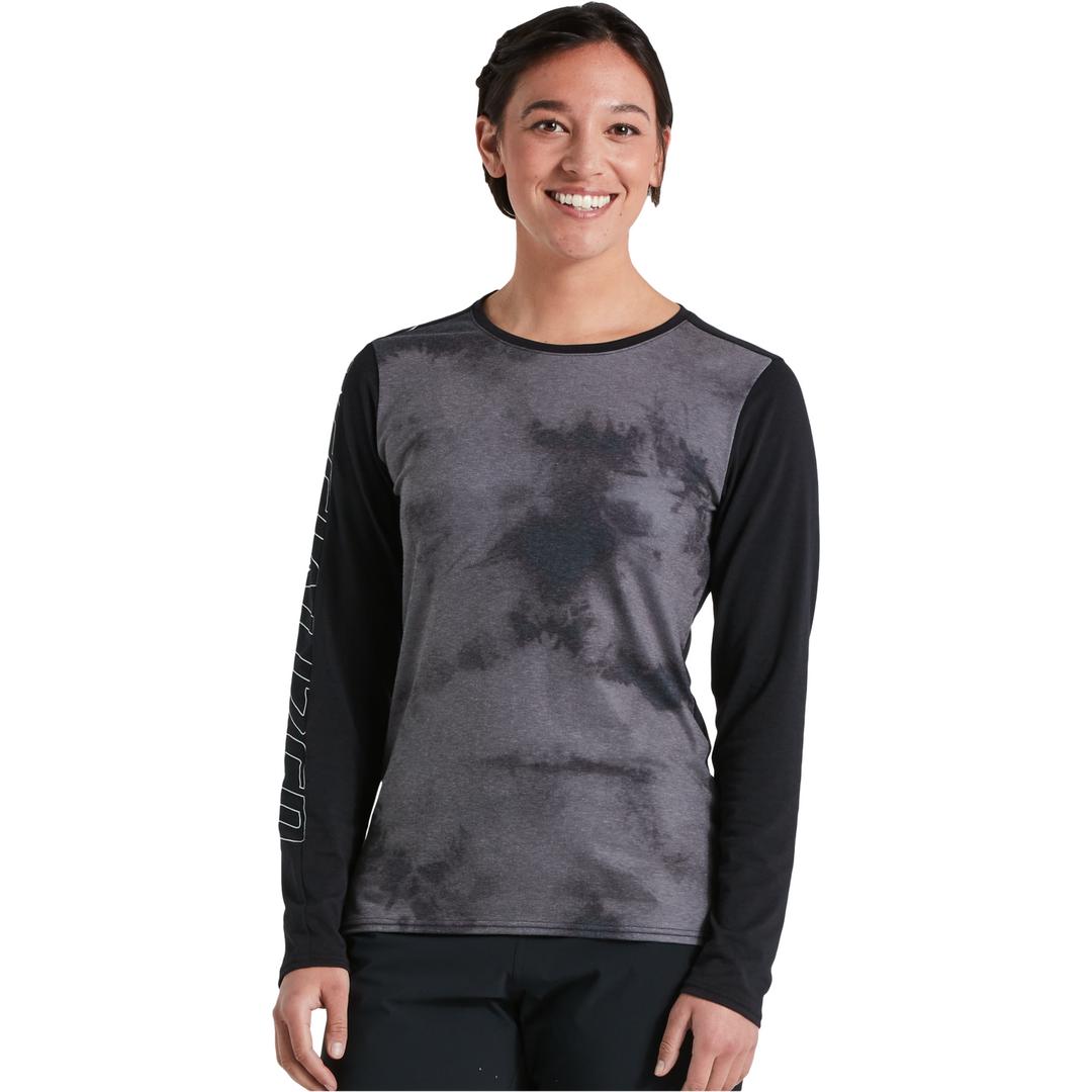 Women's Altered-Edition Trail Long Sleeve Jersey in Smoke